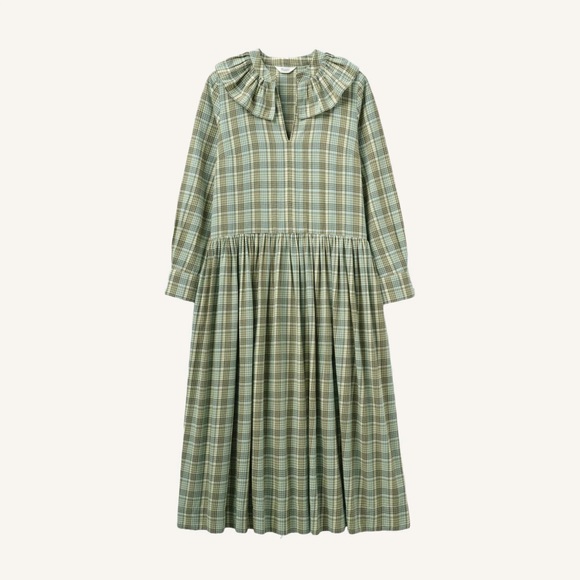 toast Dresses Toast Uk British Designer Brushed Cotton Check Plaid